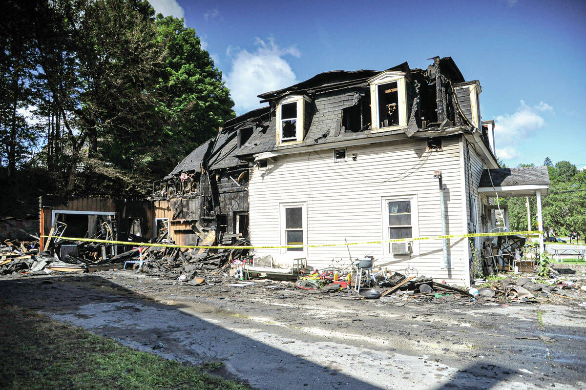 House Destroyed By Fire In West Burke